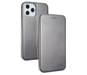 Beline Book Magnetic stříbrná / Pouzdro typu kniha / pro Apple iPhone 12 Pro Max / magnetické zapínání