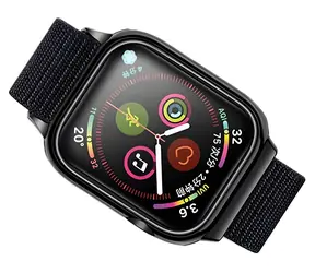 USAMS US-ZB073 černá / Řemínek / Nylonový / Pro Apple Watch 4/5/6/7/SE/SE3 40/41 mm