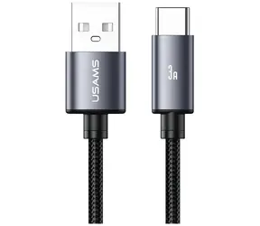 USAMS U91 Tarnish / Datový kabel / USB-C - USB-A / 1m / 18W