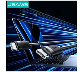USAMS U94 černá / Datový kabel / USB-C - USB-C / 1m / 60W / PD