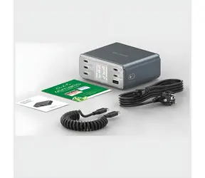 4smarts Lucid GaN DIY 360W šedá / Nabíječka / GaN / 360W / 5x USB-C / 1x USB-A