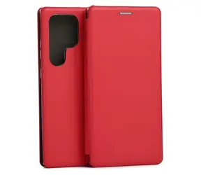 Beline Magnetic Book Case pro Samsung Galaxy S24 Ultra červená / Pouzdro / Flip / Magnetické / Peněženkové