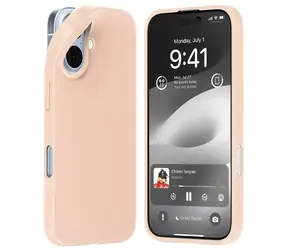 Mercury Soft Case iPhone 16 6.1" pískově růžová / Kryt / TPU / Matný povrch