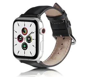 Beline Leather černá / Kožený pásek pro Apple Watch / 38/40/41mm