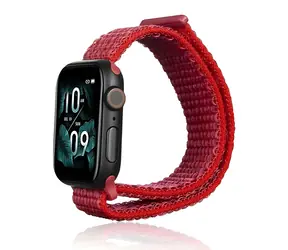 Beline Nylon Strap červená / Řemínek pro Apple Watch / 38/40/41mm