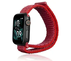 Beline Nylon Collection červená / Řemínek pro Apple Watch / 42/44/45/49 mm / nylonový