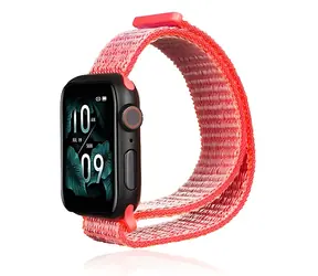 Beline Nylon Collection růžová / Řemínek pro Apple Watch / 42/44/45/49 mm / nylonový