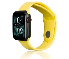 Beline Silicone Collection žlutý / Řemínek pro Apple Watch / Silikonový / 38/40/41 mm