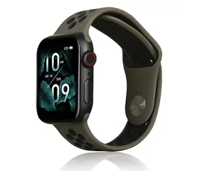 Beline Sport Silicone hnědo-černý / Sportovní pásek pro Apple Watch / 38/40/41 mm