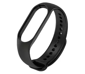 Beline silikonový náramek Mi Band 5/6 černá / Náramek / pro Xiaomi Mi Band 5 a 6