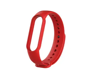 Beline Řemínek pro Xiaomi Mi Band 5/6/7 červený / Řemínek / silikonový