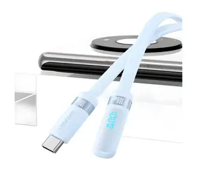 USAMS US-SJ653 modrá / Nabíjecí a datový kabel / USB-C - USB-C / PD 100W / 1,2 m