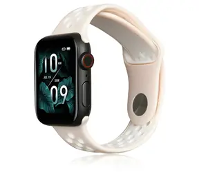 Beline Sport Silicone 42/44/45/49 mm růžová / Řemínek pro Apple Watch / Silikonový / Perforovaný