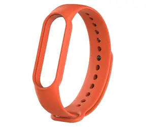 Beline pásek oranžová / Pásek pro Xiaomi Mi Band 3/4 / silikonový