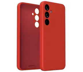 Mercury Silicone pouzdro pro Samsung Galaxy S23 FE (S711) červená / Pouzdro na mobil / Silikonové