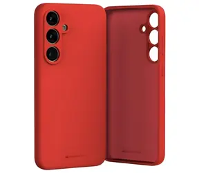 Mercury Silicone pouzdro pro Samsung Galaxy S24 FE (S721) červená / Pouzdro na mobil / Silikonové
