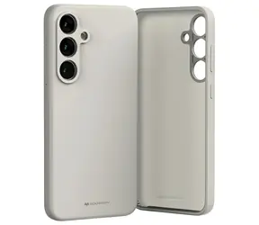 Mercury Silicone pouzdro pro Samsung Galaxy S24 FE (S721) kamenná / Pouzdro na mobil / Silikonové