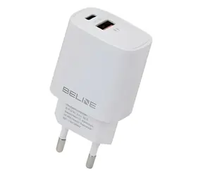 Beline BLN2CW20 bílá / Nabíječka / USB-C PD 3.0 / USB-A QC 3.0 / 20W