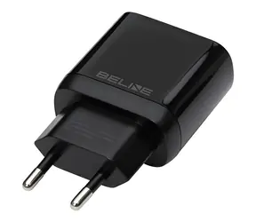 Beline GaN 25W černá / Síťová nabíječka / 1x USB-C / PD 3.0 / kabel USB-C 1m