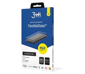 3mk FlexibleGlass Max Samsung Galaxy S24 Ultra černá / Hybridní sklo / 7H / 0,2 mm / celoplošné
