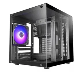 Tacens MARS MC-CUBE černá / Počítačová skříň / Mini Tower / mATX / Mini-ITX / 1x ARGB