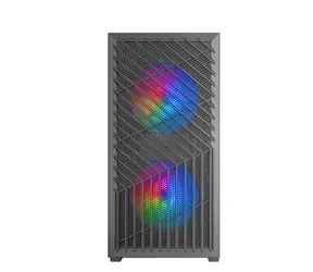 Tacens MARS MC-VORTEX černá / Počítačová skříň / mATX / Mini-ITX / 3x 120mm ARGB / PWM