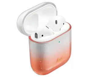 LAUT Ombre Sparkle pouzdro pro Apple AirPods 1/2 oranžová / Pouzdro / Polykarbonát / Anti-Scratch