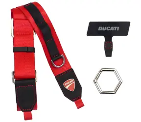 Ducati Lanyards červená / Šňůrka na telefon / univerzální