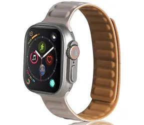 Beline Magnetic khaki / Řemínek pro Apple Watch / 38/40/41mm / magnetický