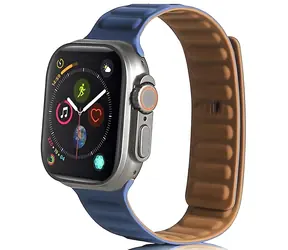 Beline Magnetic modrá / Pásek pro Apple Watch / 42/44/45/49mm / magnetický