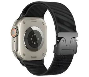 Beline Oblique černá / Řemínek pro Apple Watch / 38/40/41mm / nylonový