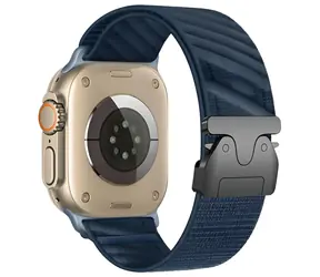 Beline Oblique tmavě modrá / Řemínek pro Apple Watch / 42/44/45/49 mm / Nylon
