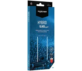 MyScreen HybridGLASS Edge 3D Apple iPhone 7 a 8 bílá / Hybridní sklo / 3D / EasyApp PLUG