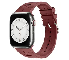 Beline Silicone Ultra bordová / Řemínek / Silikonový / Pro Apple Watch 38/40/41 mm