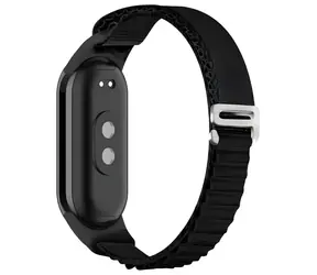 Beline Alpine černá / Řemínek pro Xiaomi Mi Band 10/9/8 / nylon