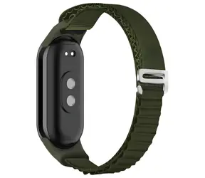 Beline Alpine zelená / Řemínek pro Xiaomi Mi Band 10/9/8 / nylon