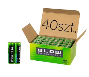 Baterie AA (R06) Super Heavy Duty / Tužková baterie / Zinc Carbon / 40 ks