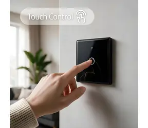 Chytrý dotykový vypínač světla 1kanálový / Vypínač / Wi-Fi / Časovač