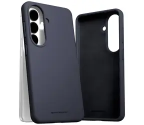 Mercury Silicone pouzdro pro Samsung Galaxy S26 tmavě modrá / Pouzdro / Silikon / Bezdrátové nabíjení