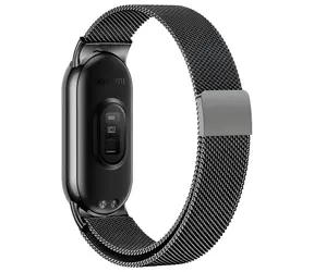 Beline Magnetic Mi Band 10/9/8 černá / Pásek / nerezová ocel / magnetický
