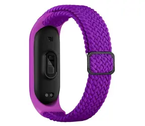 Beline Nylon fialová / Řemínek / nylonový / pro Xiaomi Mi Band 8, 9, 10