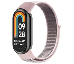 Beline Nylon Loop Strap růžová / Řemínek / pro Xiaomi Smart Band 10, 9, 8
