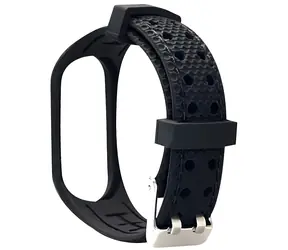 Beline Sport řemínek černý / Sportovní řemínek pro Xiaomi Mi Band 5/6 / Silikon