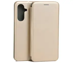 Beline Book Magnetic pouzdro pro Samsung Galaxy A26 5G zlatá / Pouzdro / Flip / TPU, ekokůže