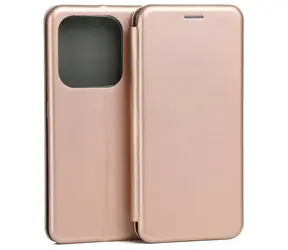 Beline Book Magnetic Xiaomi Redmi Note 14 5G růžové zlato / Pouzdro / Flipové / Magnetické zavírání