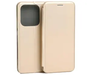 Beline Book Magnetic Xiaomi Redmi Note 14 5G zlatá / Pouzdro / Flip / Magnetické / Peněženkové