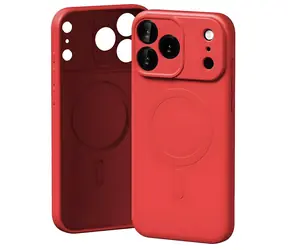 Mercury Semi-Silicone MagSafe iPhone 17 Pro Max červená / Pouzdro / Silikon / MagSafe
