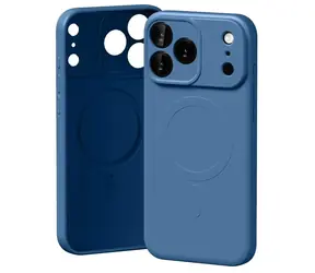 Mercury Semi-Silicone MagSafe modrá / Kryt / Apple iPhone 17 Pro Max / MagSafe / Silikon