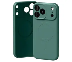 Mercury Semi-Silicone MagSafe kryt pro iPhone 17 Pro Max zelená / Kryt / MagSafe / Silikon