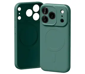 Mercury Semi-Silicone MagSafe zelená / Kryt / Apple iPhone 17 Pro / MagSafe / Silikon